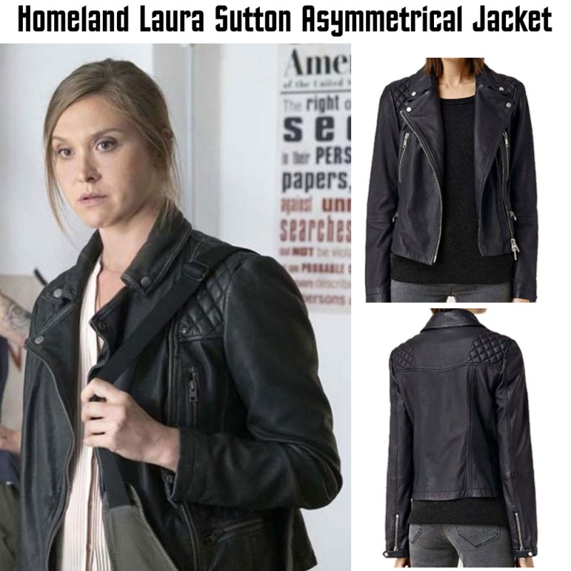 Laura Sutton Homeland Sarah Sokolovic Leather Jacket Laura Sutton Homeland Sarah Sokolovic Leather Jacket