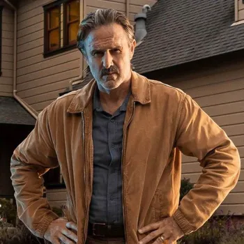 Scream David Arquette Brown Jacket