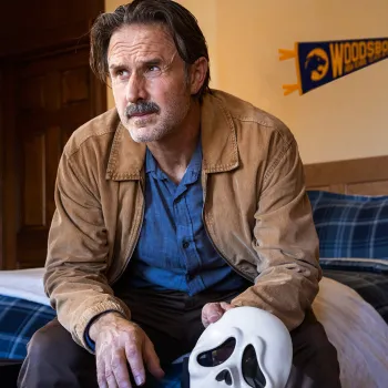 Scream David Arquette Brown Jacket