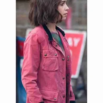 Secret Invasion Emilia Clarke Cotton Jacket