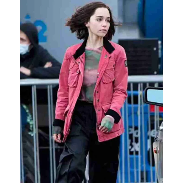 Secret Invasion Emilia Clarke Cotton Jacket Secret Invasion Emilia Clarke Cotton Jacket