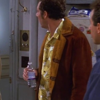 Seinfeld Michael Richards Suede Leather Jacket