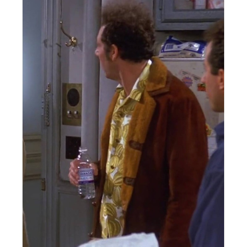 Seinfeld Michael Richards Suede Leather Jacket Seinfeld Michael Richards Suede Leather Jacket