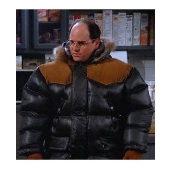 Seinfeld Jason Alexander Black Puffer Jacket
