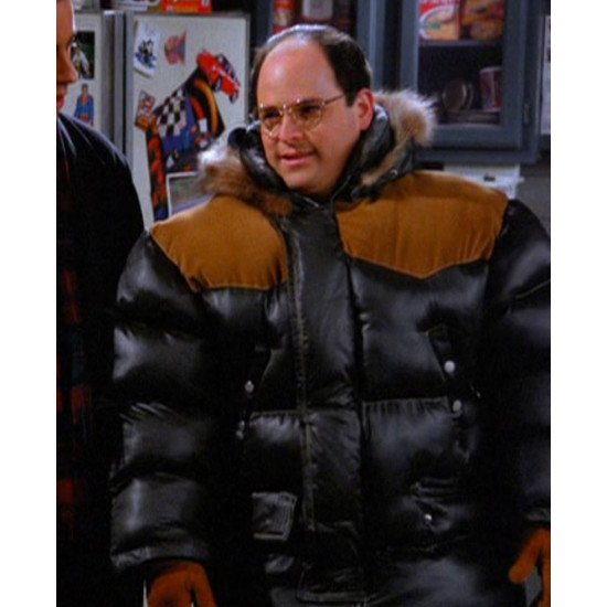 Seinfeld Jason Alexander Black Puffer Jacket