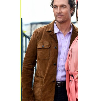 Serenity Matthew Mcconaughey Brown Suede Jacket