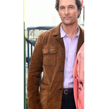 Serenity Matthew Mcconaughey Brown Suede Jacket