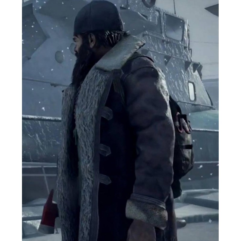 Sergey Popov World War Z Leather Coat Sergey Popov World War Z Leather Coat