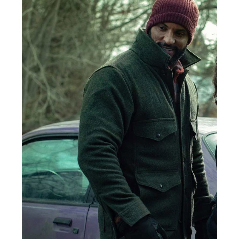 American Gods S03 Ricky Whittle Green Jacket American Gods S03 Ricky Whittle Green Jacket