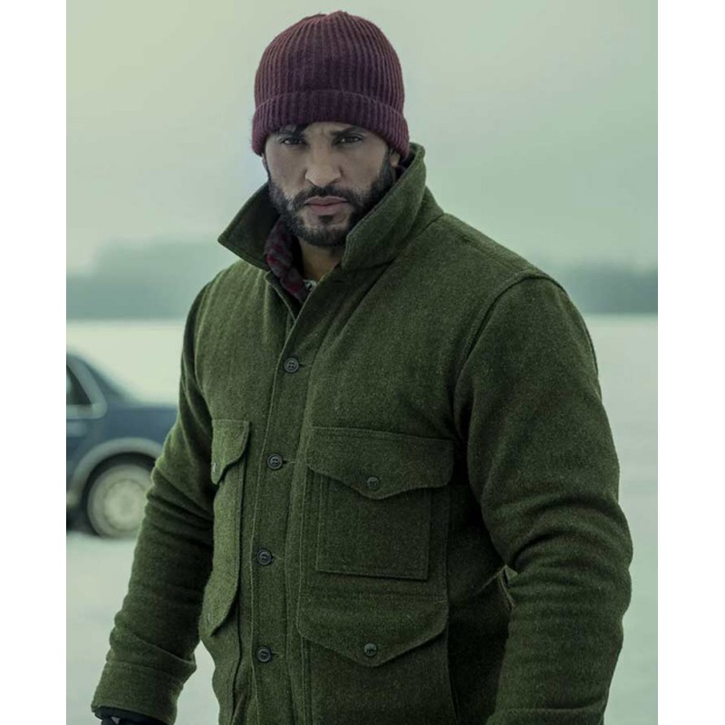 American Gods S03 Ricky Whittle Green Jacket American Gods S03 Ricky Whittle Green Jacket
