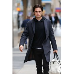 Sharper 2023 Sebastian Stan Coat