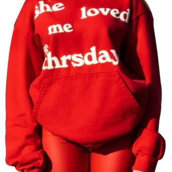 She Loved Me Till Thursday Red Hoodie