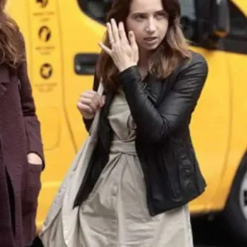 She Said 2022 Zoe Kazan Black Jacket