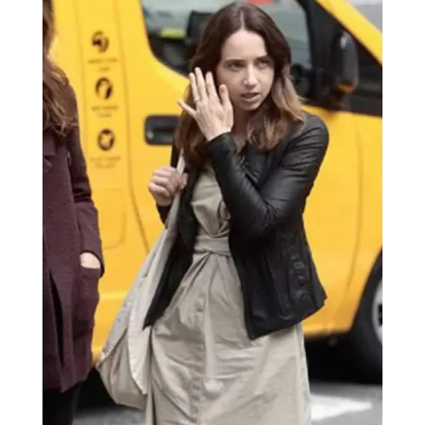 She Said 2022 Zoe Kazan Black Jacket