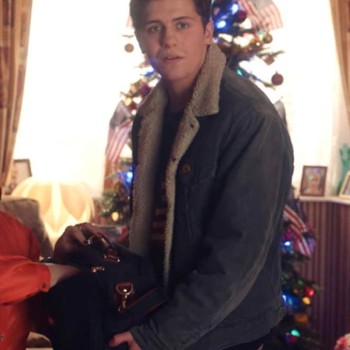 Derry Girls Dylan Llewellyn Denim Shearling Jacket