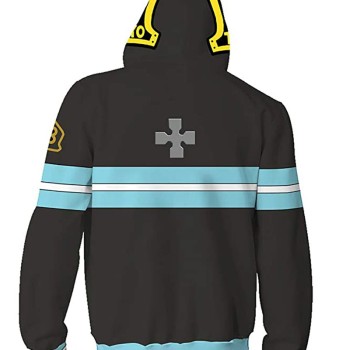 Shinra Kusakabe Fire Force Zip Up Hoodie