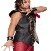Shinsuke Nakamura Asymmetrical Black Leather Vest Shinsuke Nakamura Asymmetrical Black Leather Vest
