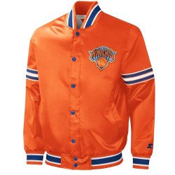 Slider New York Knicks Orange Jacket