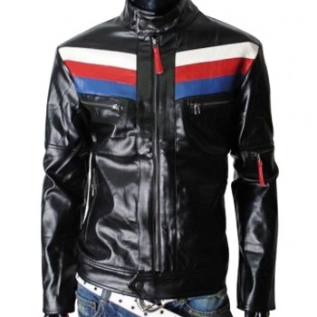 Men's Slim Fit Bike Rider Jacket
