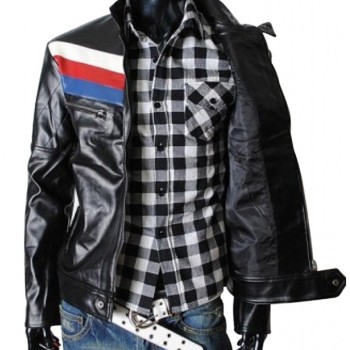 Men's Slim Fit Bike Rider Jacket
