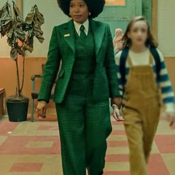 Slumberland 2022 Weruche Opia Green Coat