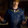 Smallville TV Series Garth Ranzz Blue Leather Jacket