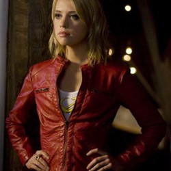 Smallville Imra Ardeen Red Leather Jacket