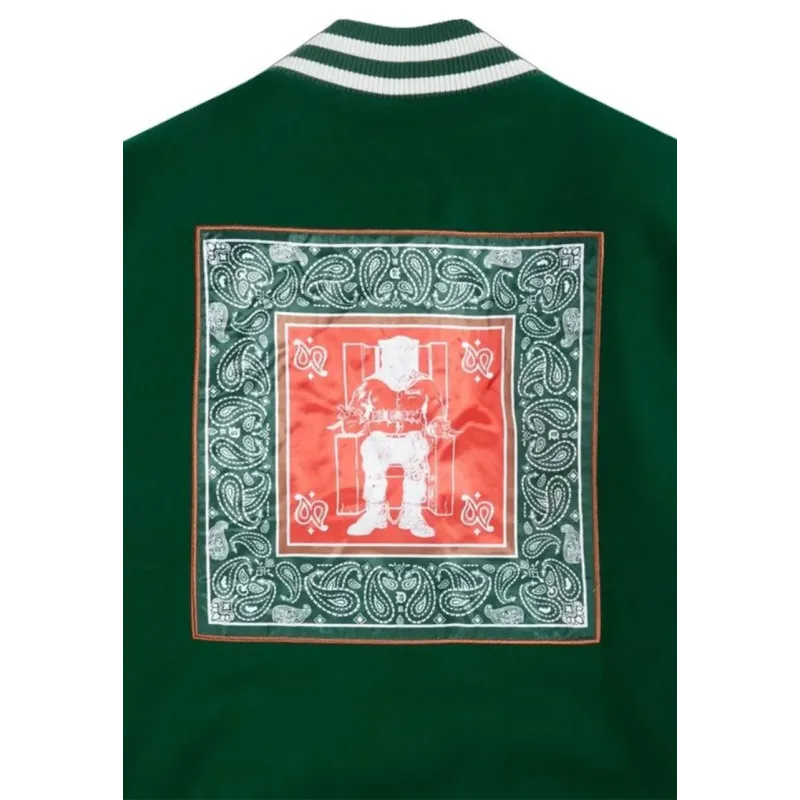 Snoop Dogg Death Row Records Green Jacket Snoop Dogg Death Row Records Green Jacket