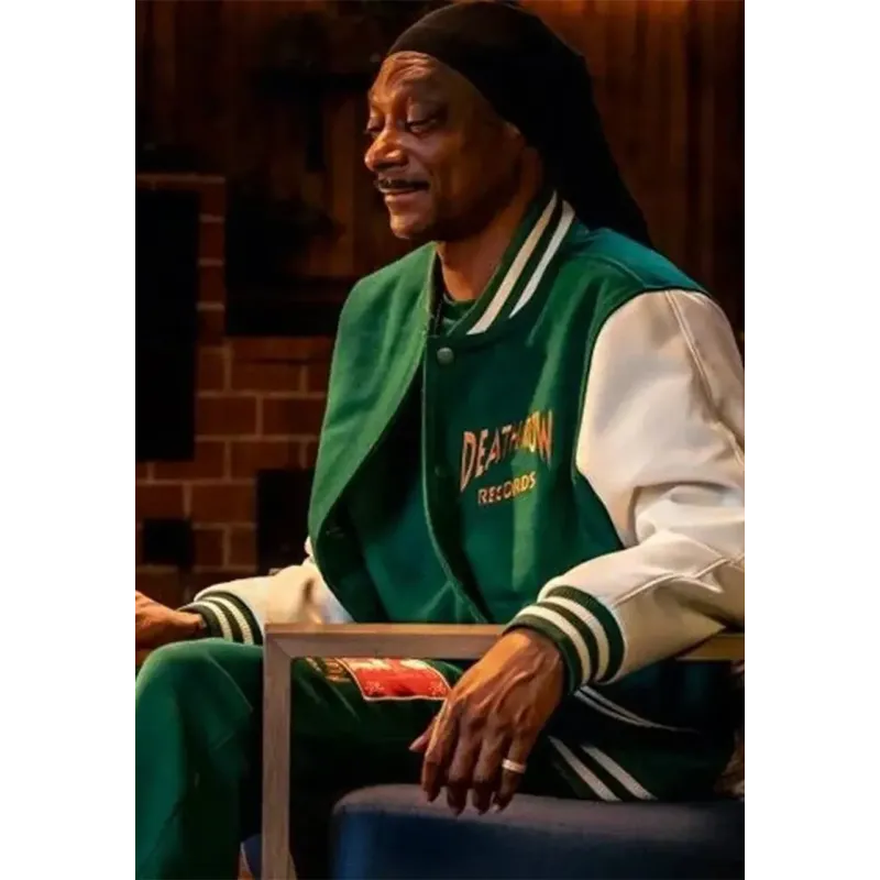 Snoop Dogg Death Row Records Green Jacket Snoop Dogg Death Row Records Green Jacket