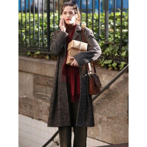 Something from Tiffany’s 2022 Zoey Deutch Grey Coat Something from Tiffany’s 2022 Zoey Deutch Grey Coat