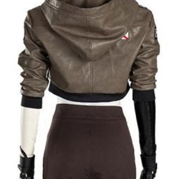 Sonnie Love Death & Robots Cropped Leather Jacket