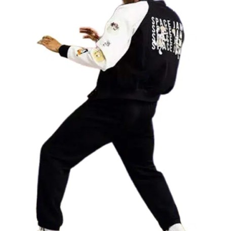 Space Jam 2 Bomber Wool Jacket Space Jam 2 Bomber Wool Jacket