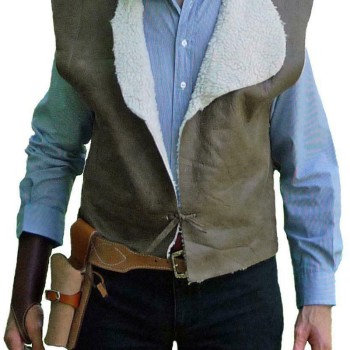 Clint Eastwood Spaghetti Western Shearling Vest