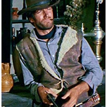 Clint Eastwood Spaghetti Western Shearling Vest