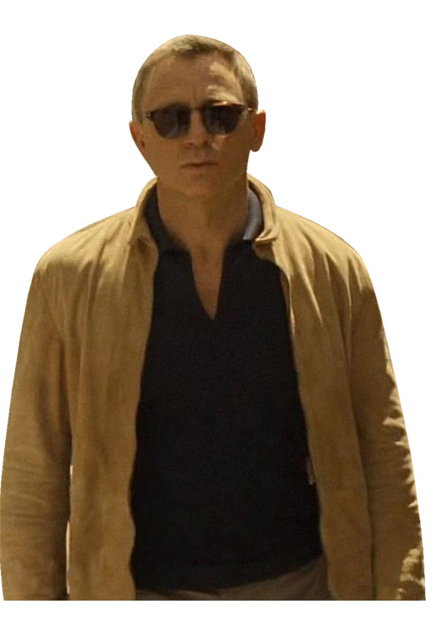 Spectre Daniel Craig Morocco Suede Jacket