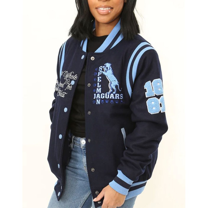 Spelman College Varsity Jacket Spelman College Varsity Jacket