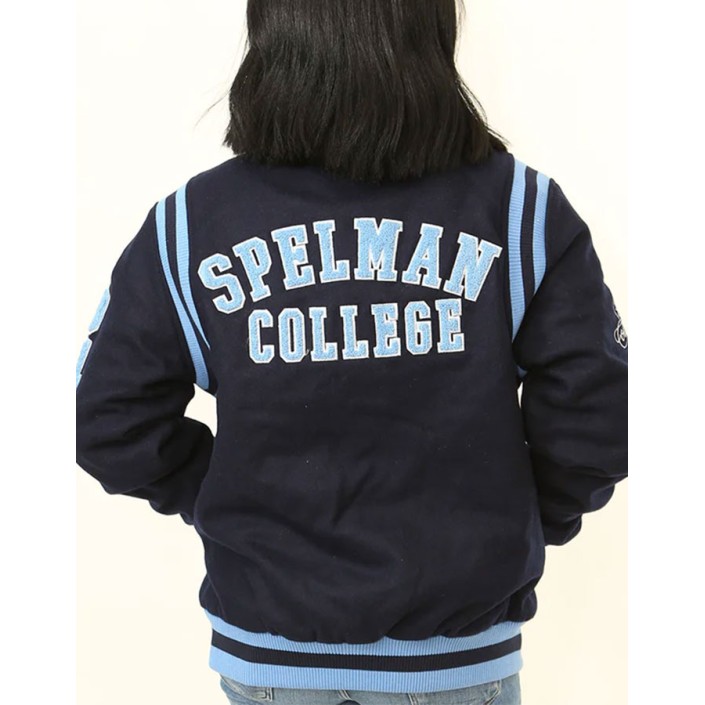 Spelman College Varsity Jacket Spelman College Varsity Jacket