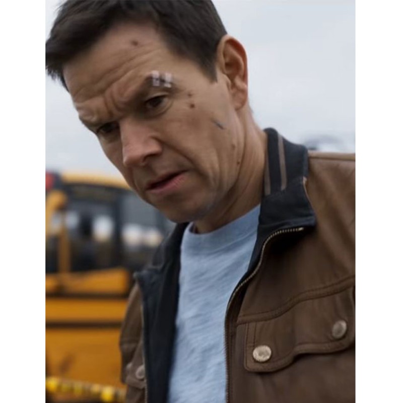 Spenser Confidential Movie Mark Wahlberg Brown Leather Jacket Spenser Confidential Movie Mark Wahlberg Brown Leather Jacket