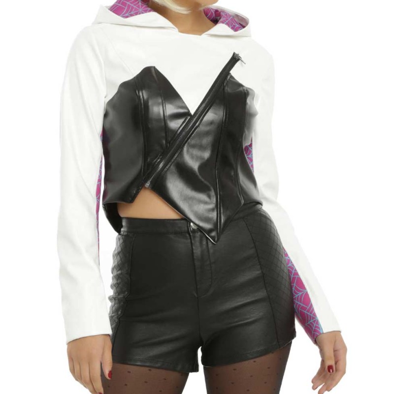Women's Spider Gwen Leather Jacket Women's Spider Gwen Leather Jacket