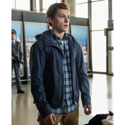 Spider-Man Far From Home Tom Holland Cotton Blue Jacket