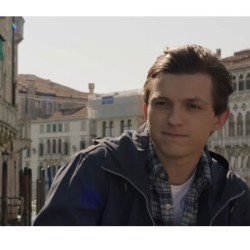 Spider-Man Far From Home Tom Holland Cotton Blue Jacket