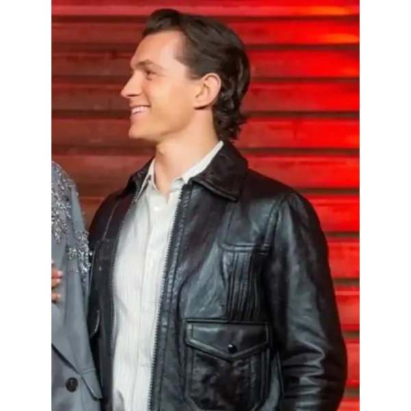 Spider-Man No Way Home Tom Holland Leather Jacket Spider-Man No Way Home Tom Holland Leather Jacket