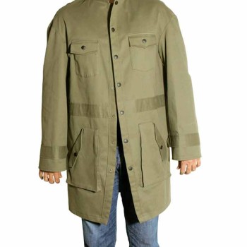 Spider-Verse Peter B Parker Green Long Jacket