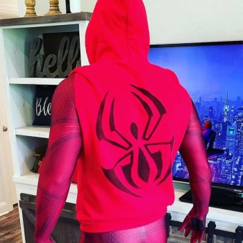 Spiderman Ben Reilly Scarlet Hooded