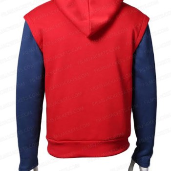 Spiderman Homecoming Red Hoodie with Sleeves