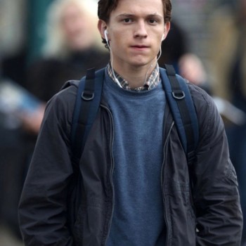 Spiderman Homecoming Peter Parker Grey Jacket with Hoodie