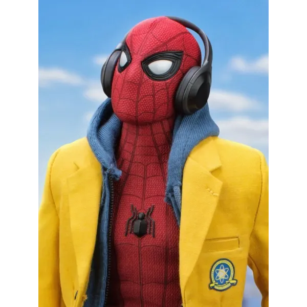 Spiderman Peter Parker Homecoming Yellow Coat Spiderman Peter Parker Homecoming Yellow Coat