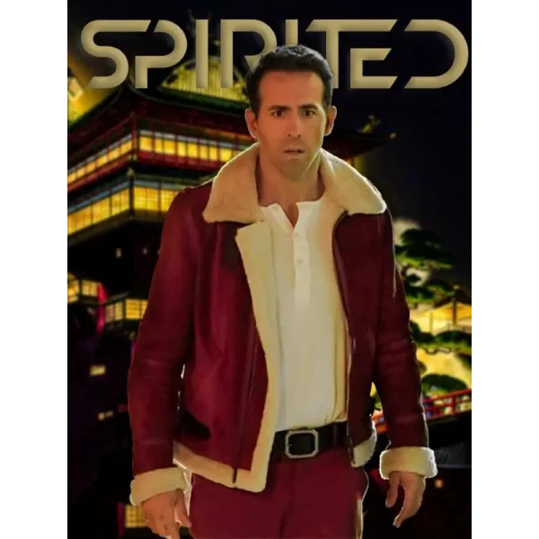 Spirited Ryan Reynolds Leather Jacket Spirited Ryan Reynolds Leather Jacket