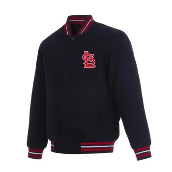 St Louis Cardinals Bomber Navy Jacket