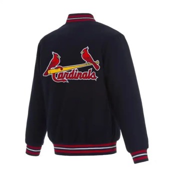 St Louis Cardinals Bomber Navy Jacket